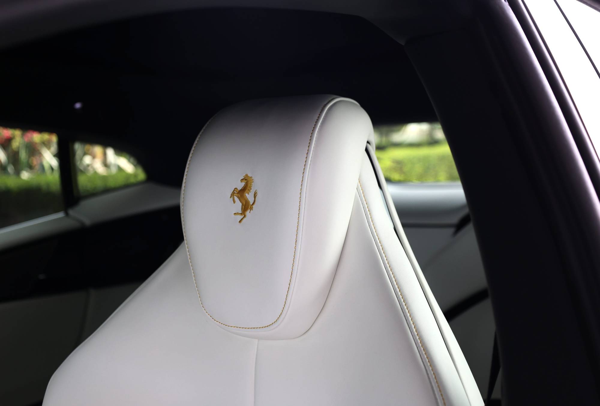 Ferrari Purosangue front seat view