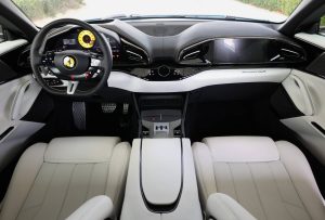 Ferrari Purosangue interior view