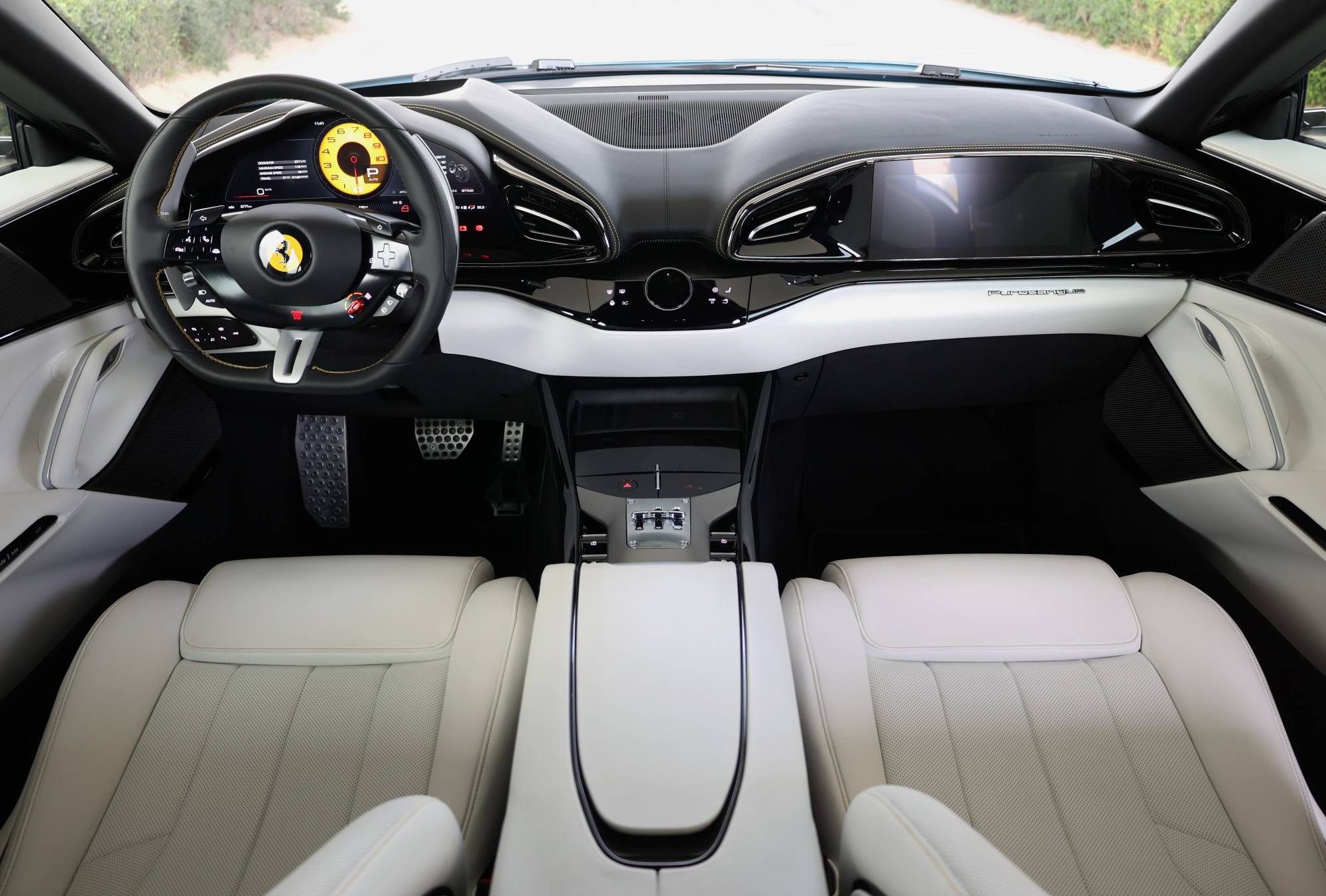 Ferrari Purosangue interior view