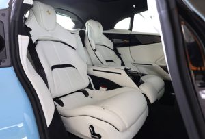Ferrari Purosangue rear seat view