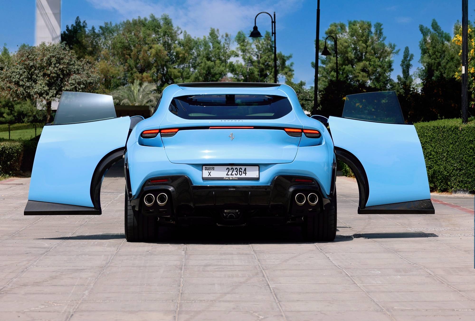2023 Ferrari Purosangue rear view