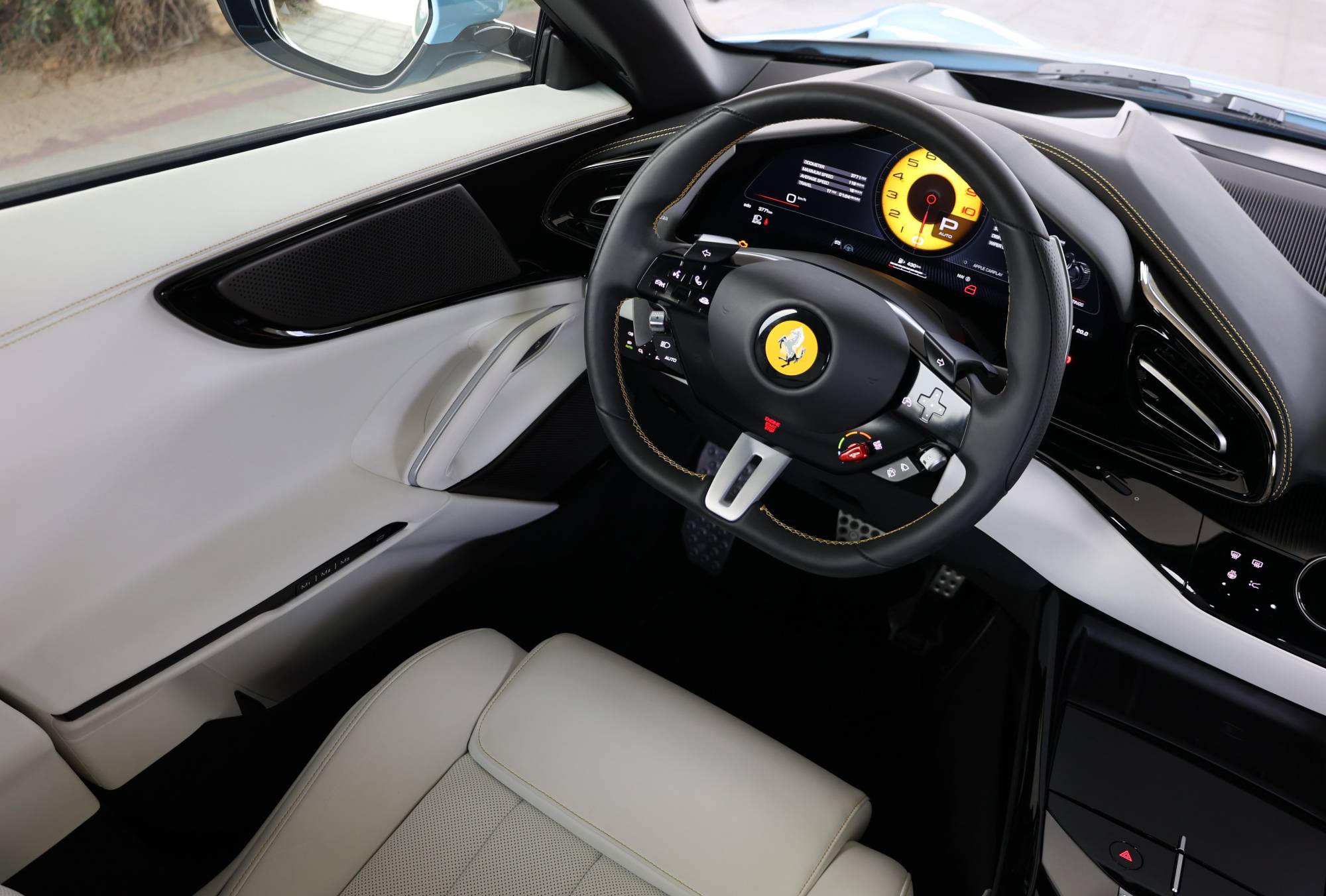 Ferrari Purosangue steering wheel