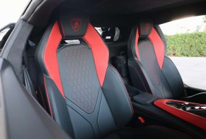 Lamborghini Revuelto front seat view