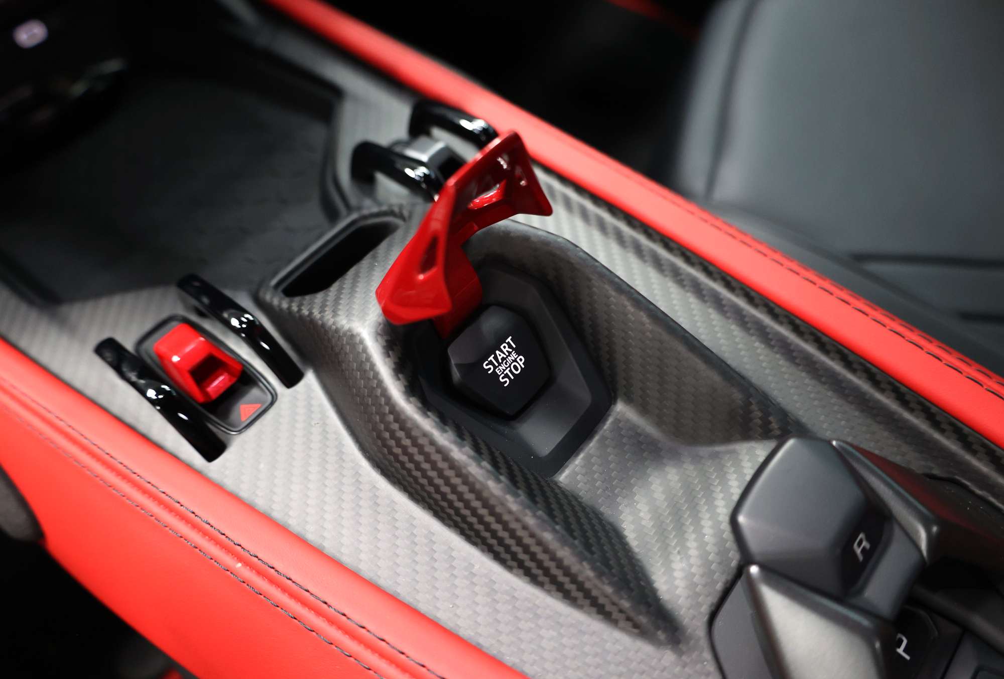 Lamborghini Revuelto gear selector
