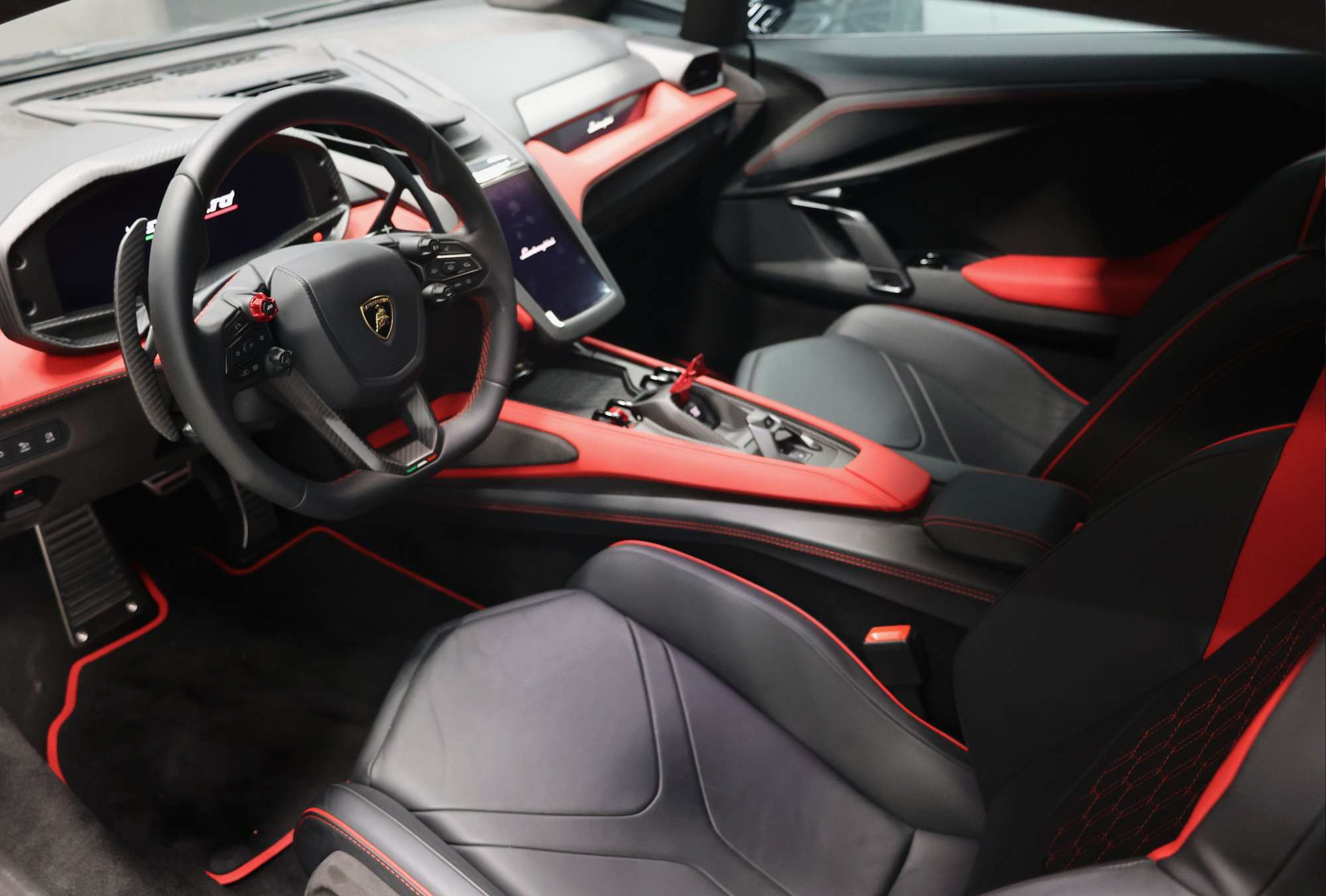 Lamborghini Revuelto interior view