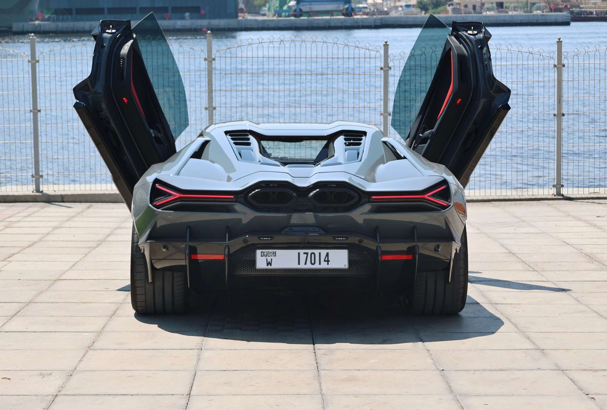 Lamborghini Revuelto rear view
