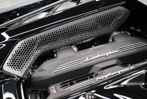 Lamborghini Revuelto v12 engine view