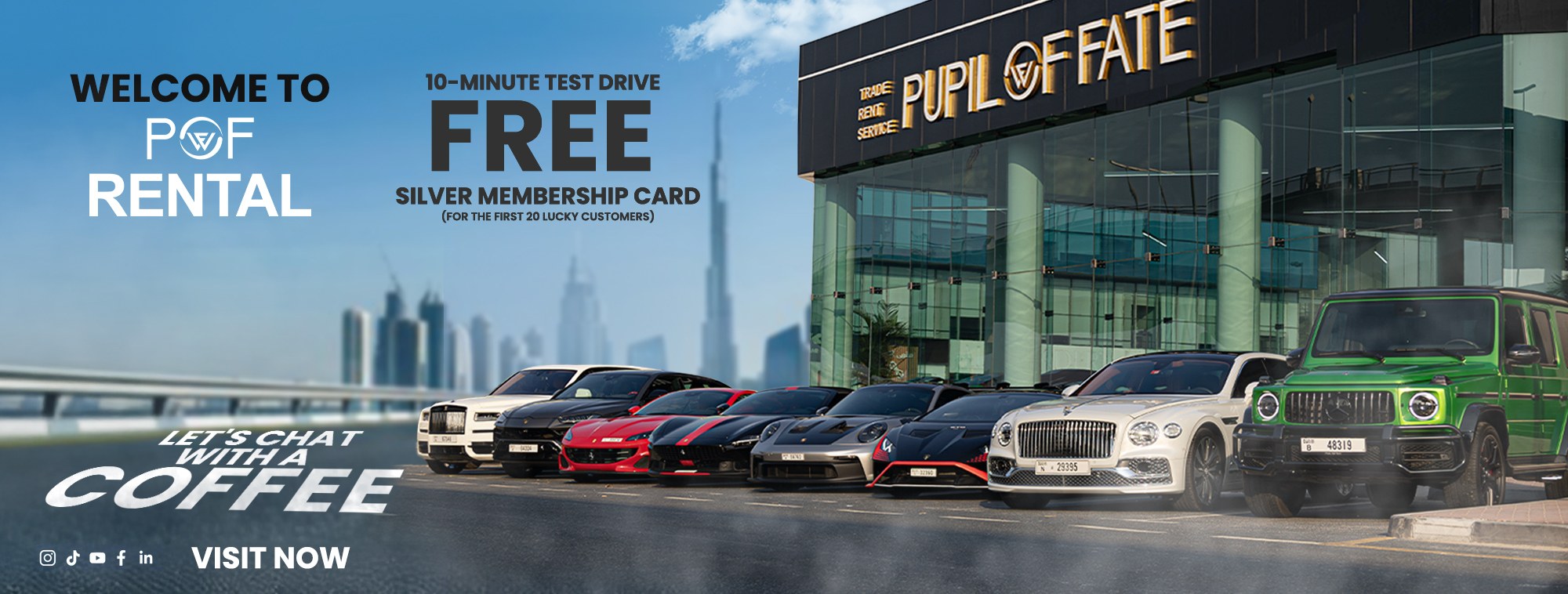 POF Rental Membership card - Banner