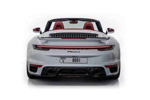 Porsche 911 992 Turbo S exterior rear view