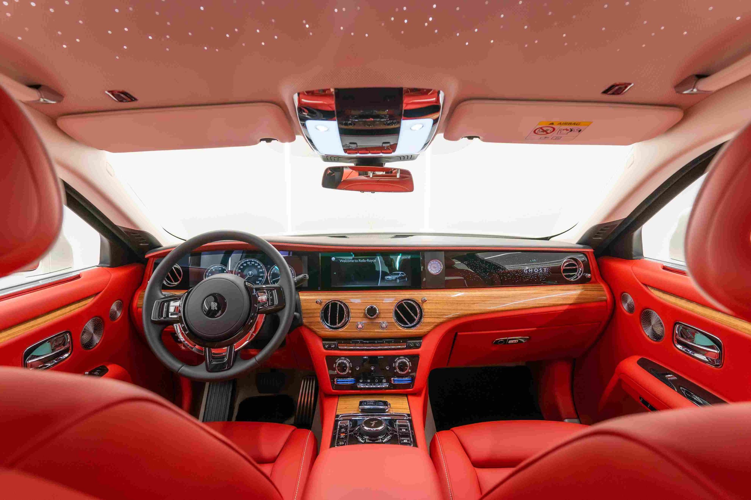Rent Rolls-Royce Ghost interior view