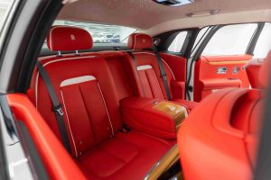 Rent Rolls-Royce Ghost back seat view