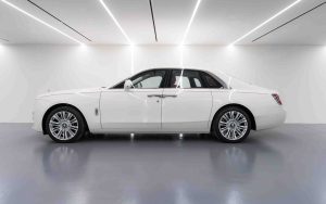 Rent Rolls-Royce Ghost side profile