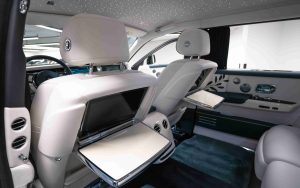 Rolls-Royce Phantom rear interior