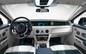 Rolls-Royce Phantom dashboard and steering wheel
