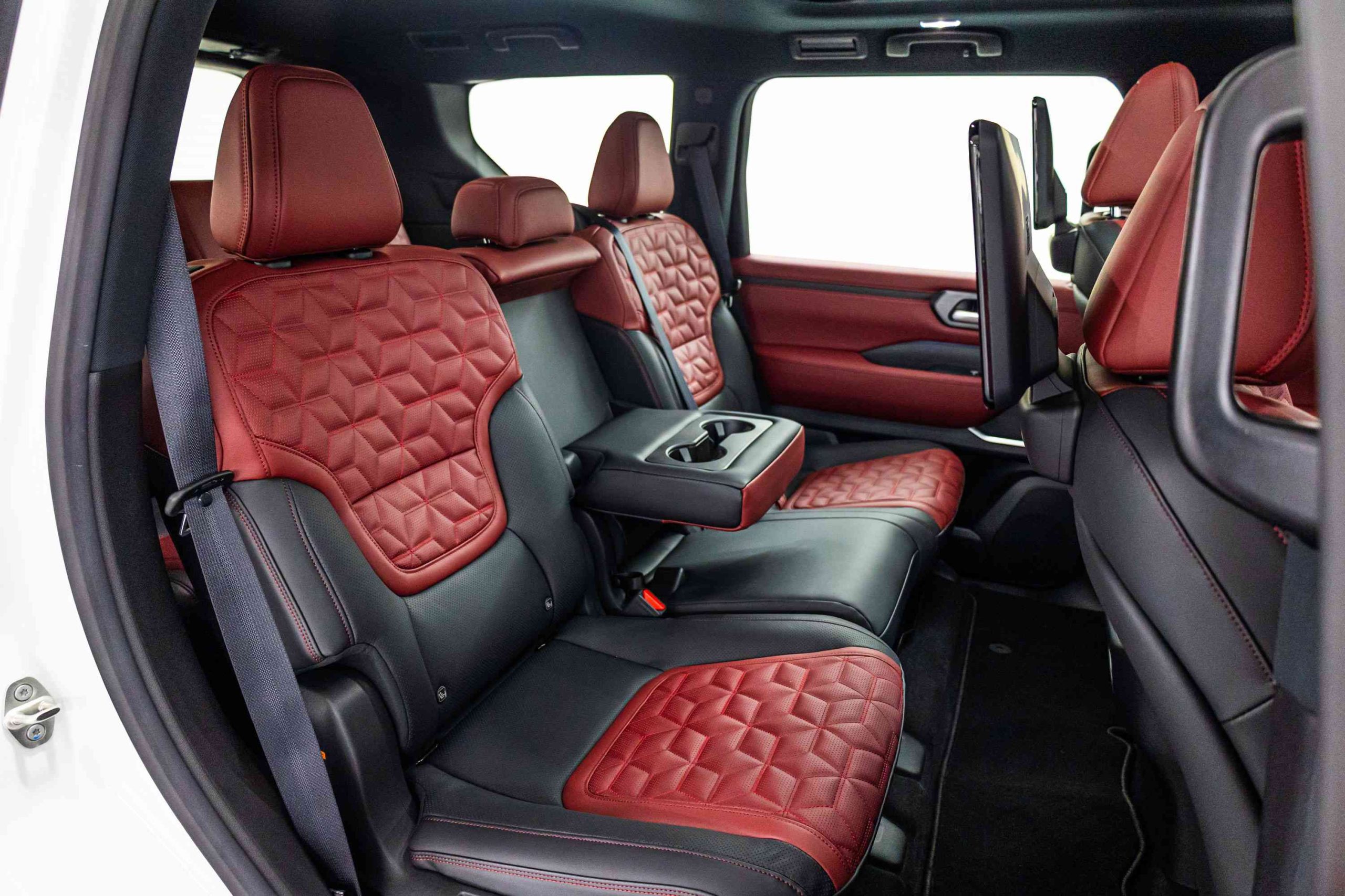 Nissan Patrol LE Platinum rear seat view