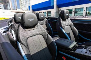 Bentley Continental GTC interior view