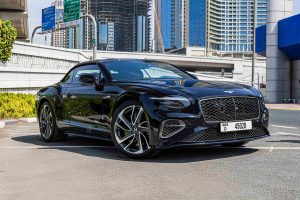 Bentley Continental GTC rear angle view