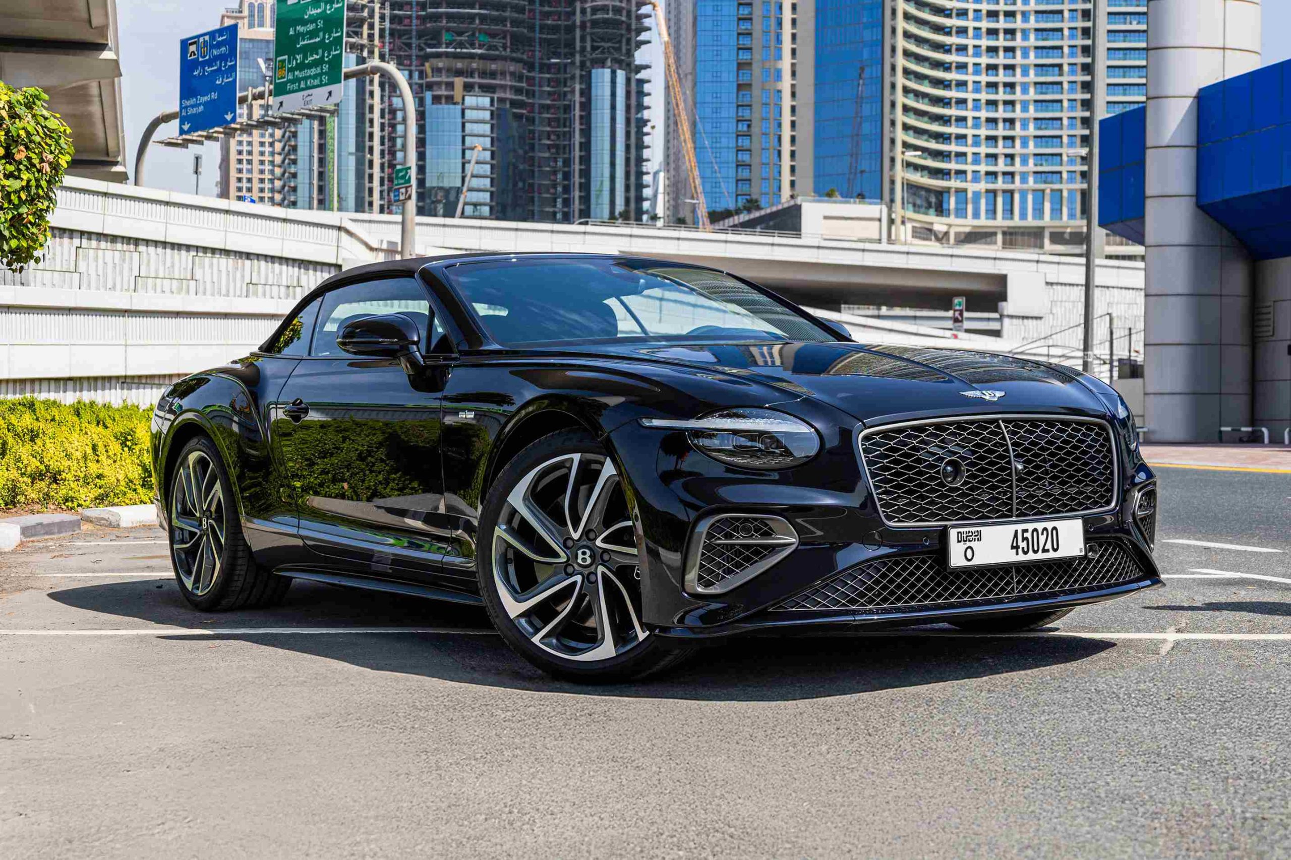 Bentley Continental GTC rear angle view
