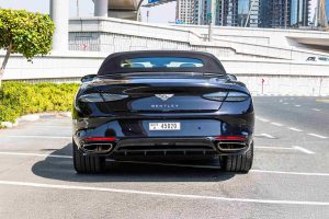 Bentley Continental GTC rear view