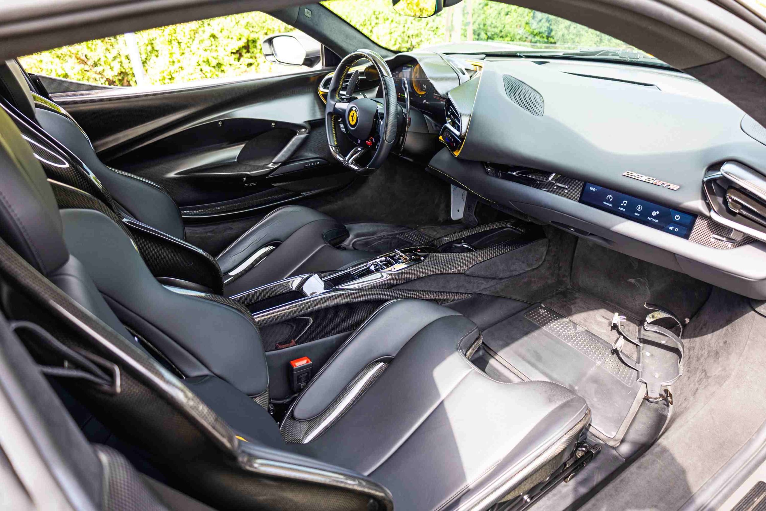 2023 Ferrari 296 GTB Fiorano interior view