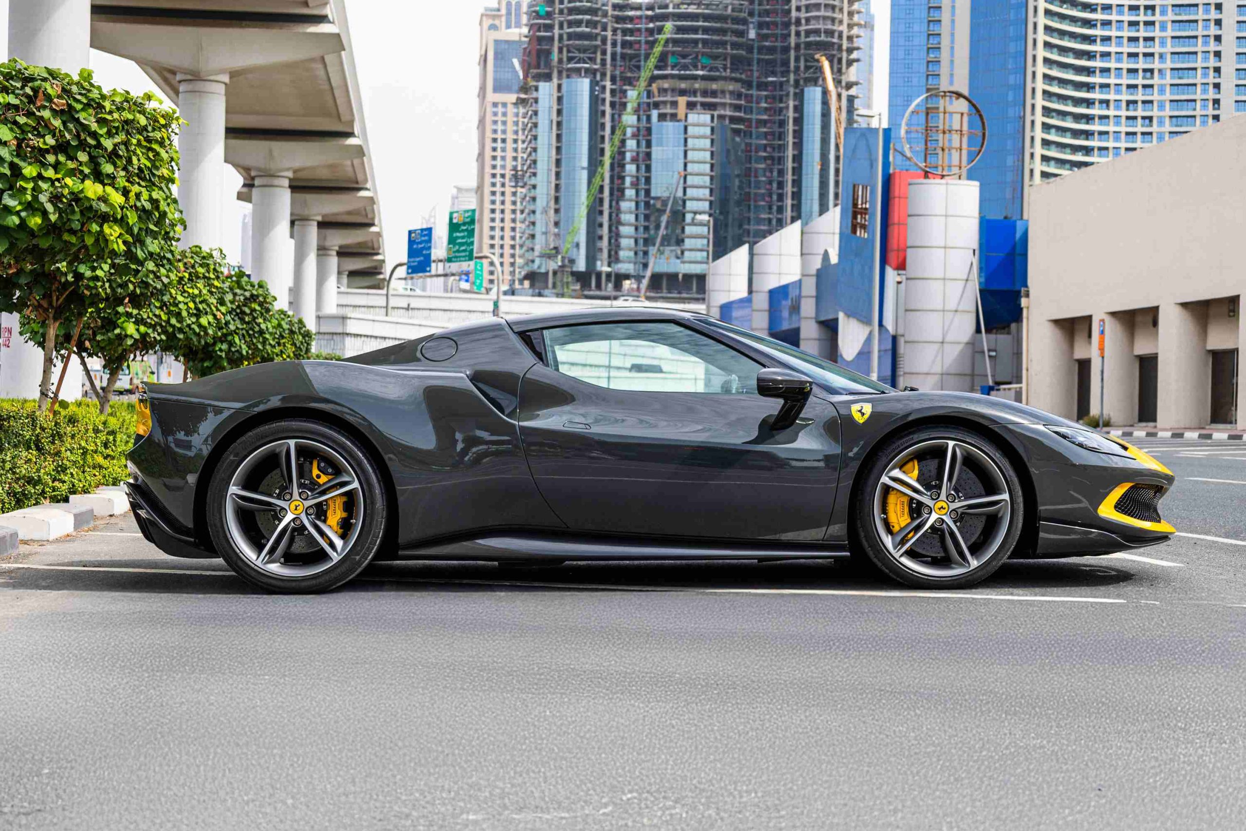 2023 Ferrari 296 GTB Fiorano side profile