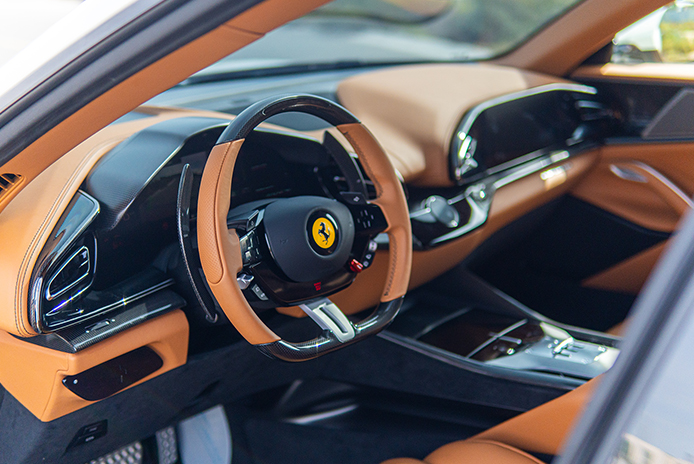 2025 Ferrari Purosangue steering wheel