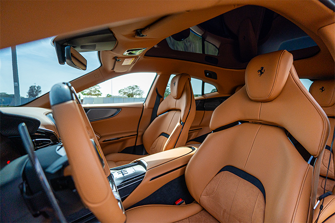 2025 Ferrari Purosangue driver seat view