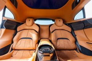 2025 Ferrari Purosangue rear seat view