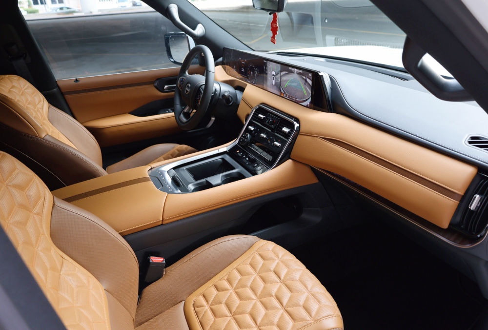 2025 Nissan Patrol LE Platinum front seat view