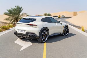 2025 Ferrari Purosangue rear angle view