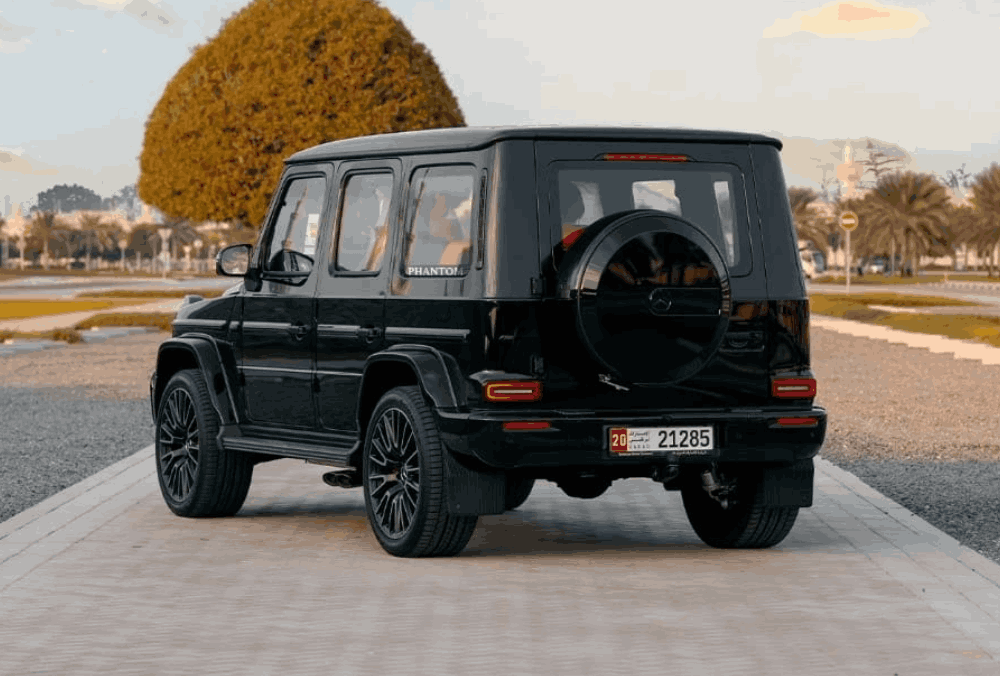 Mercedes G63 AMG rear side view