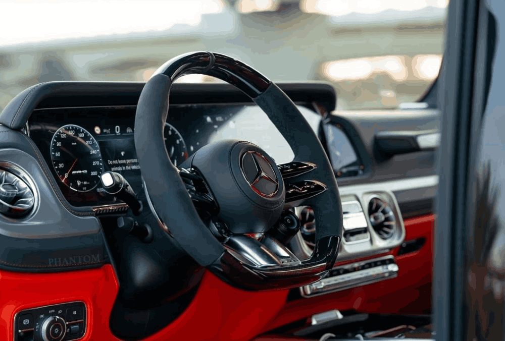 Mercedes G63 AMG steerng wheel
