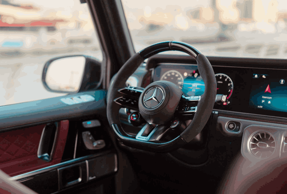 Mercedes G63 AMG center console