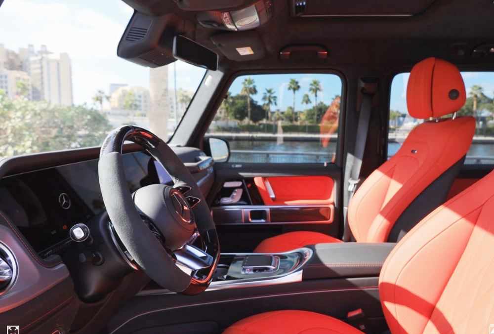 Mercedes G63 AMG interior view