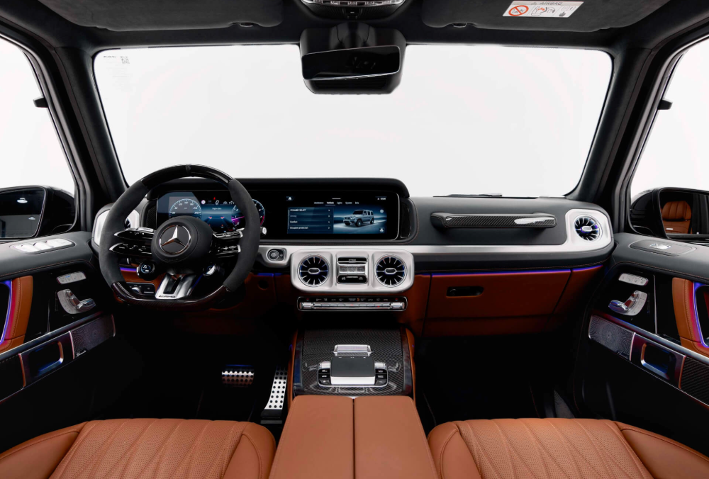 4.0L V8 Mercedes G63 AMG interior view