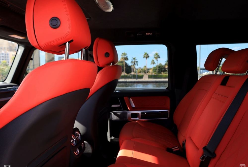 Mercedes G63 AMG leather seats