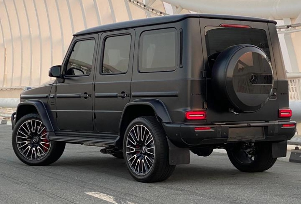 SUV Mercedes G63 AMG rear view