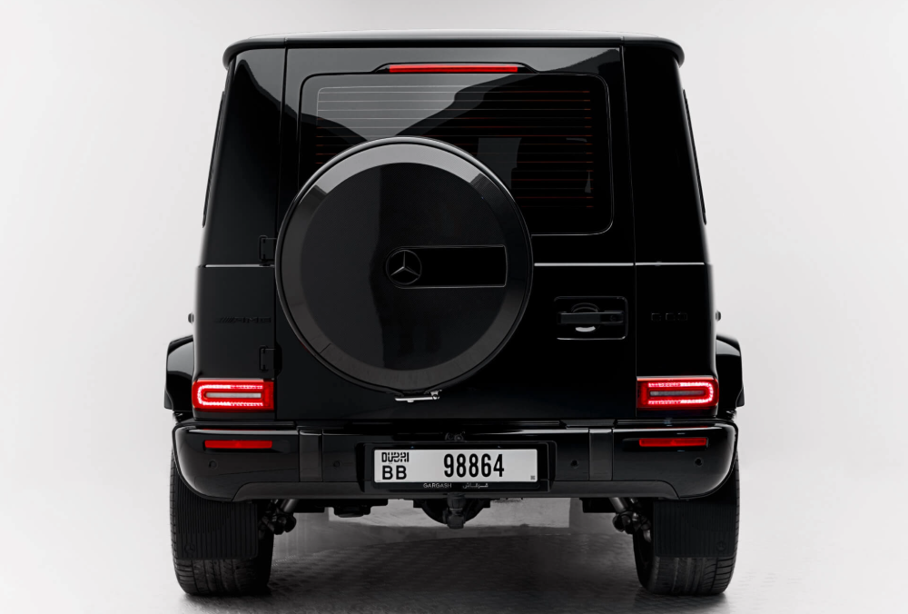 4.0L V8 Mercedes G63 AMG rear view