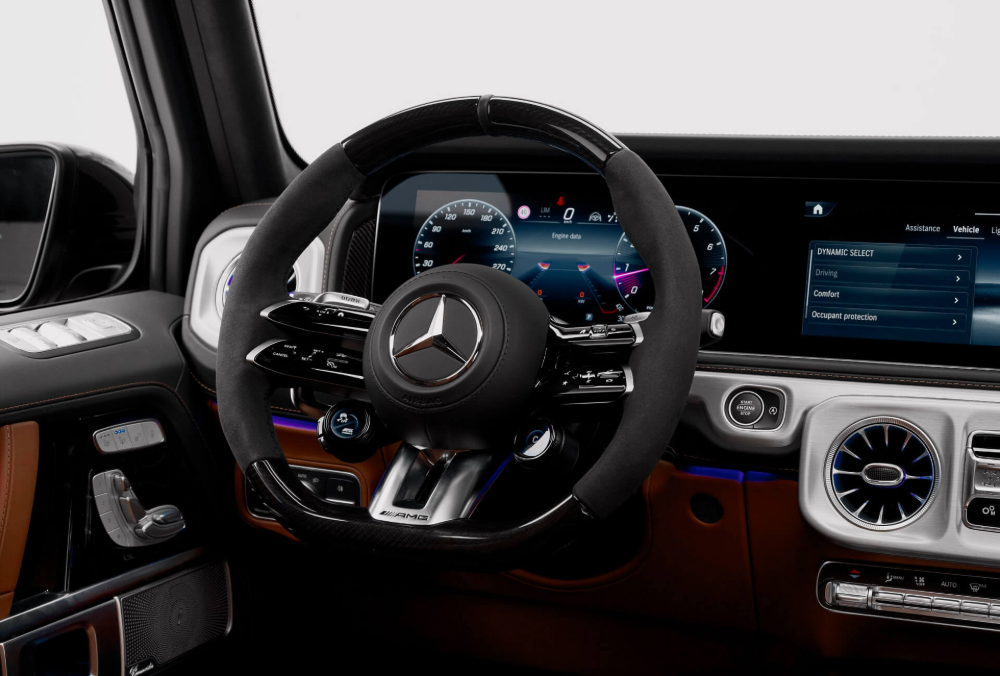 4.0L V8 Mercedes G63 AMG steering wheel