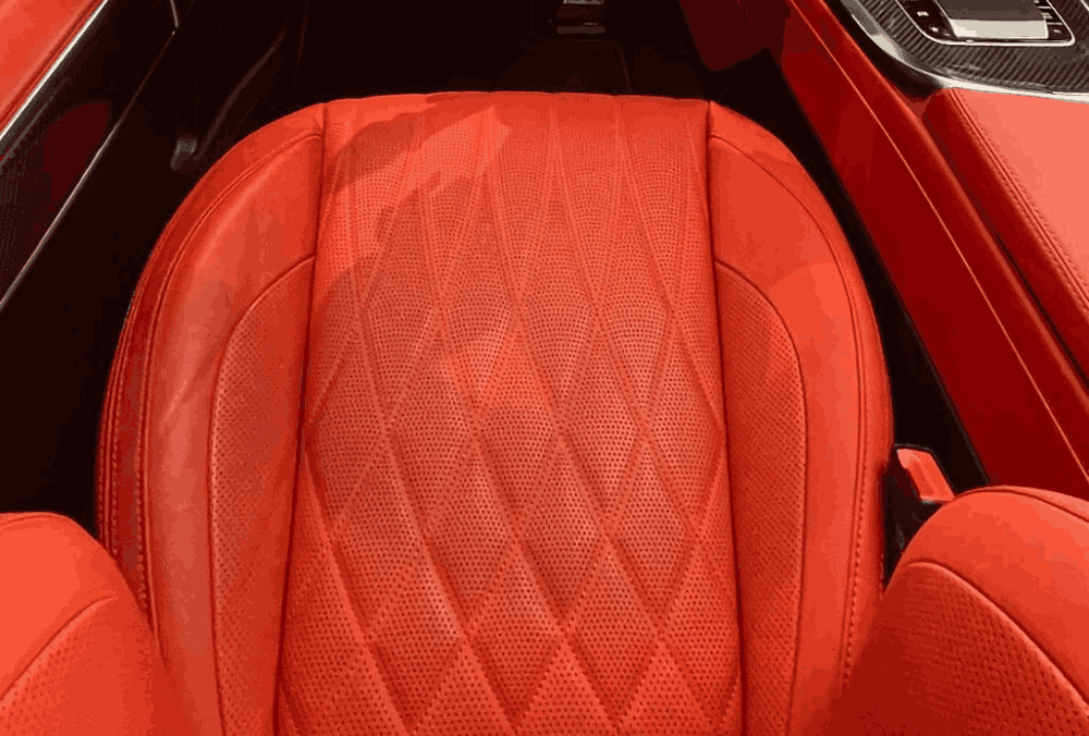4.0L V8 Black Mercedes G63 AMG leather seat view