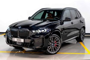 Black BMW X5 2025 side angle profile