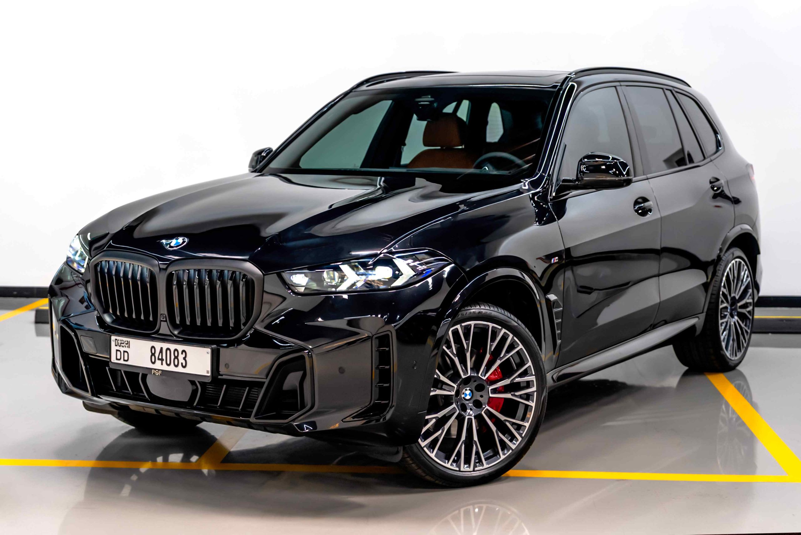 Black BMW X5 2025 side angle profile