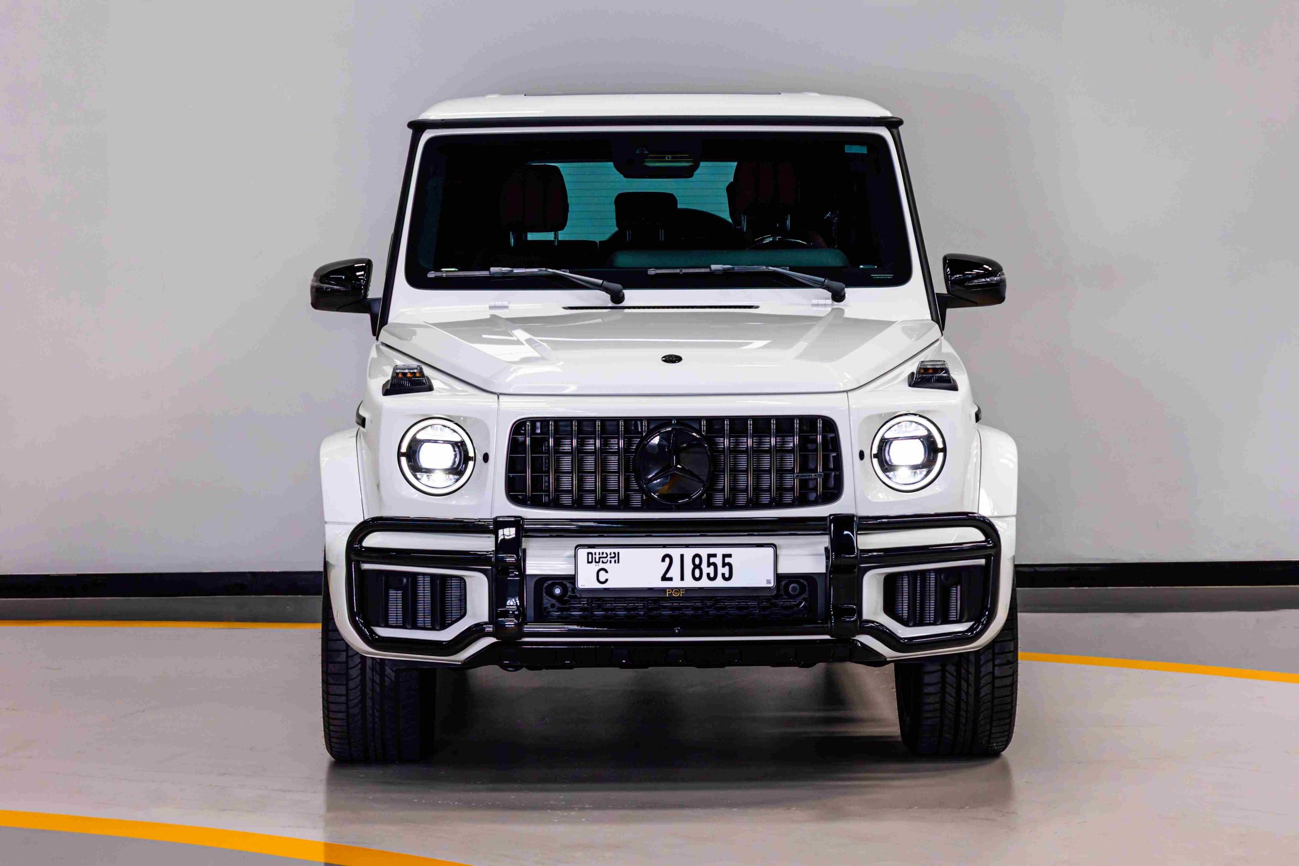 Rent 2025 White 4.0L V8 Mercedes G63 AMG in Dubai