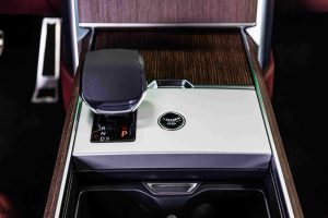 Grey Land Rover Range Rover HSE center console
