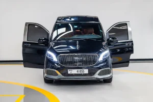 black-mercedes-benz-vito-front-angle-shot