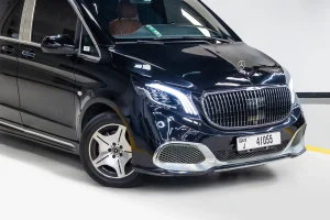 black-mercedes-benz-vito-front-grille-closeup