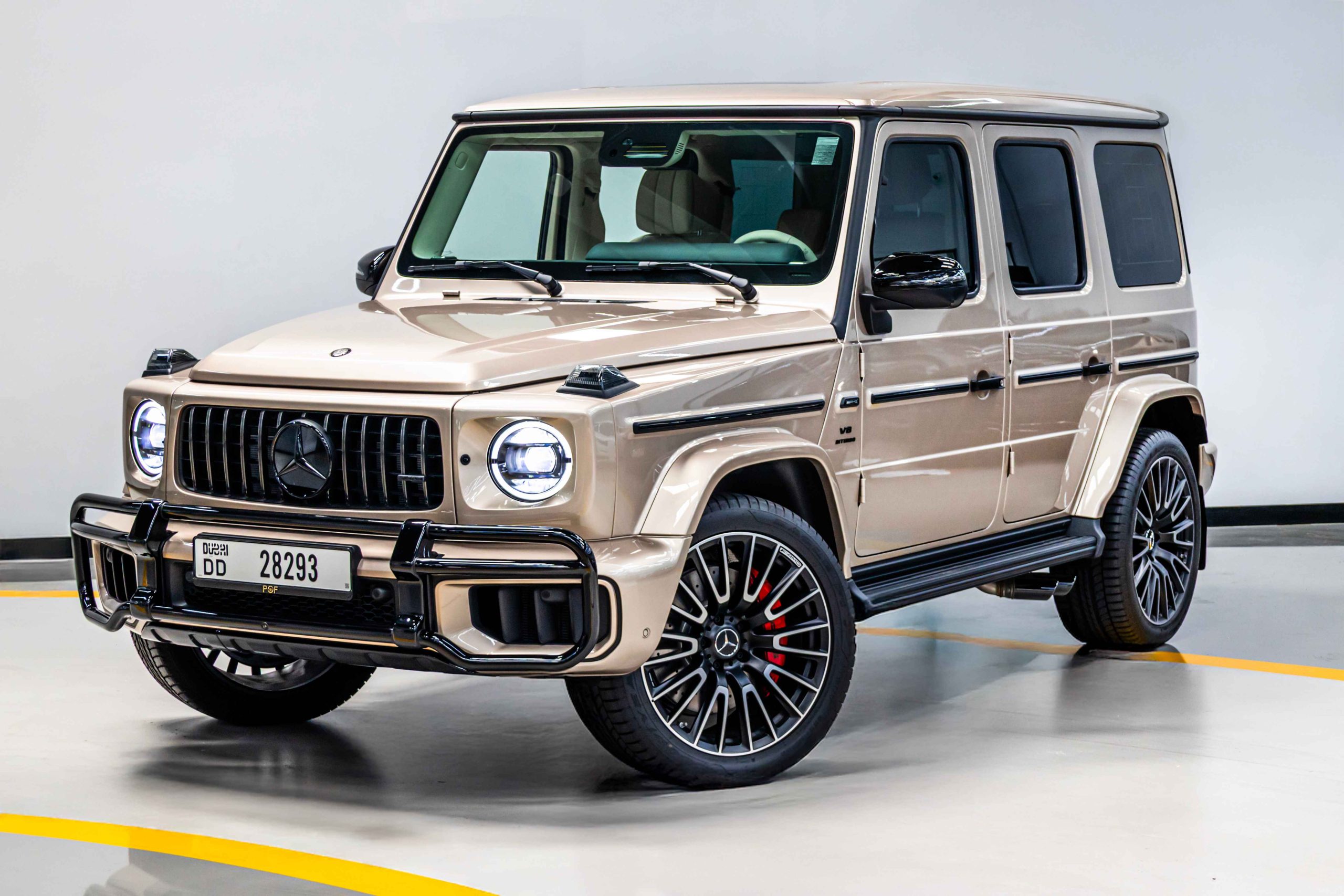 Mercedes G63 for rent in Dubai available at POF Rental