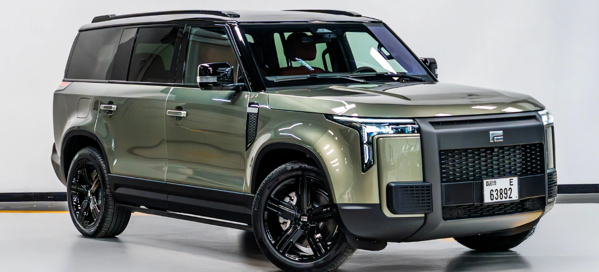 ROX 01 luxury car rental in Dubai with POF Rental