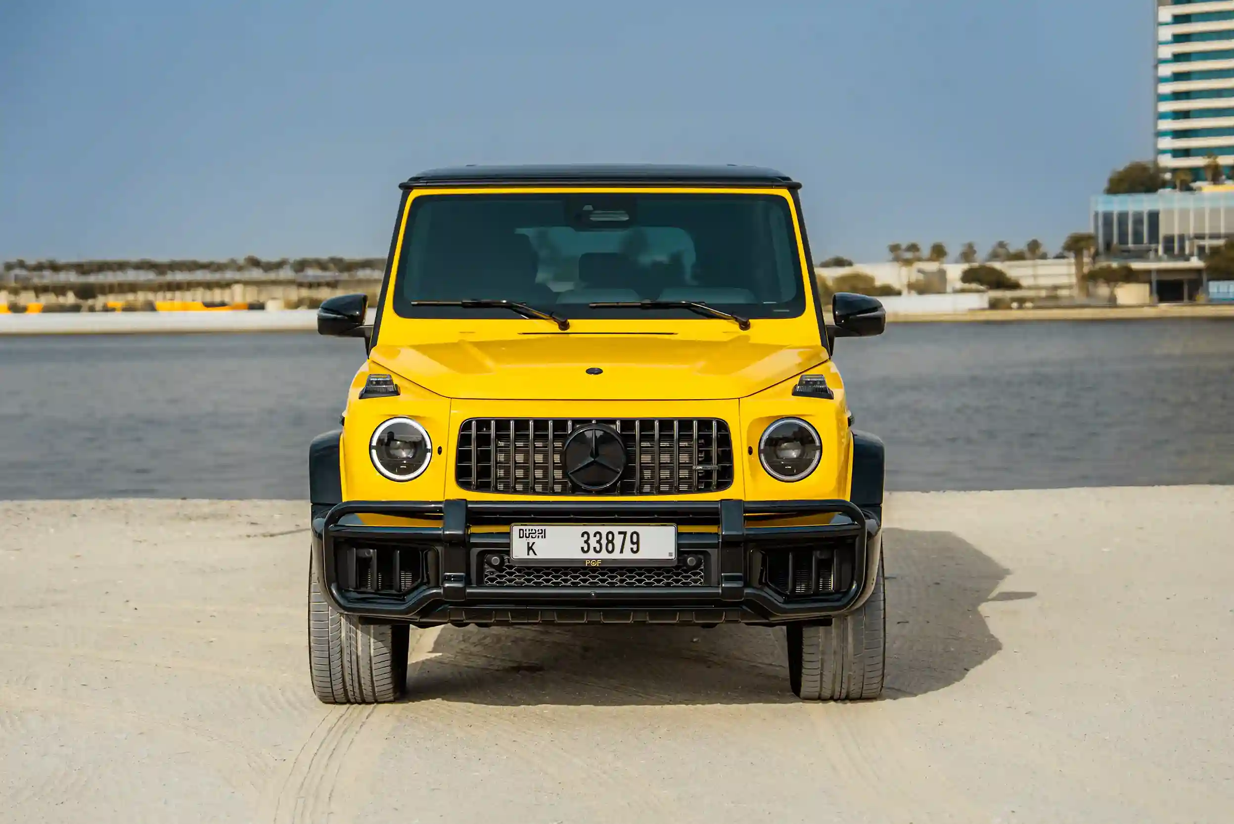 mercedes-g63-yellow-front-view