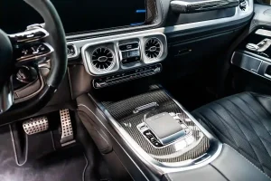 mercedes-g63-yellow-gear-shifter
